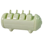 Top-down view of the 4-section plastic mould ready for filling.