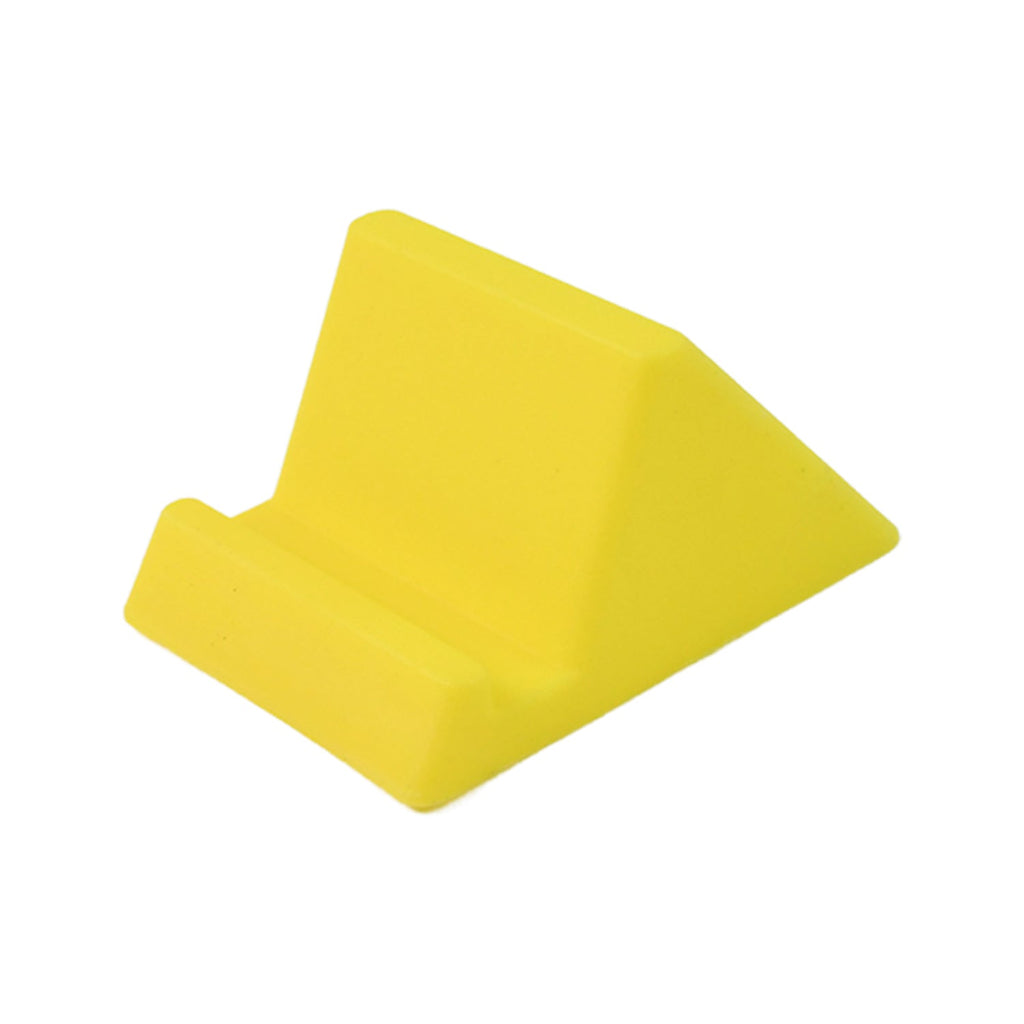 Durable plastic mobile phone holder stand with anti-slip base in mixed colors