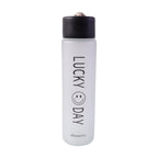 Portable glass water bottle ideal for travel and office