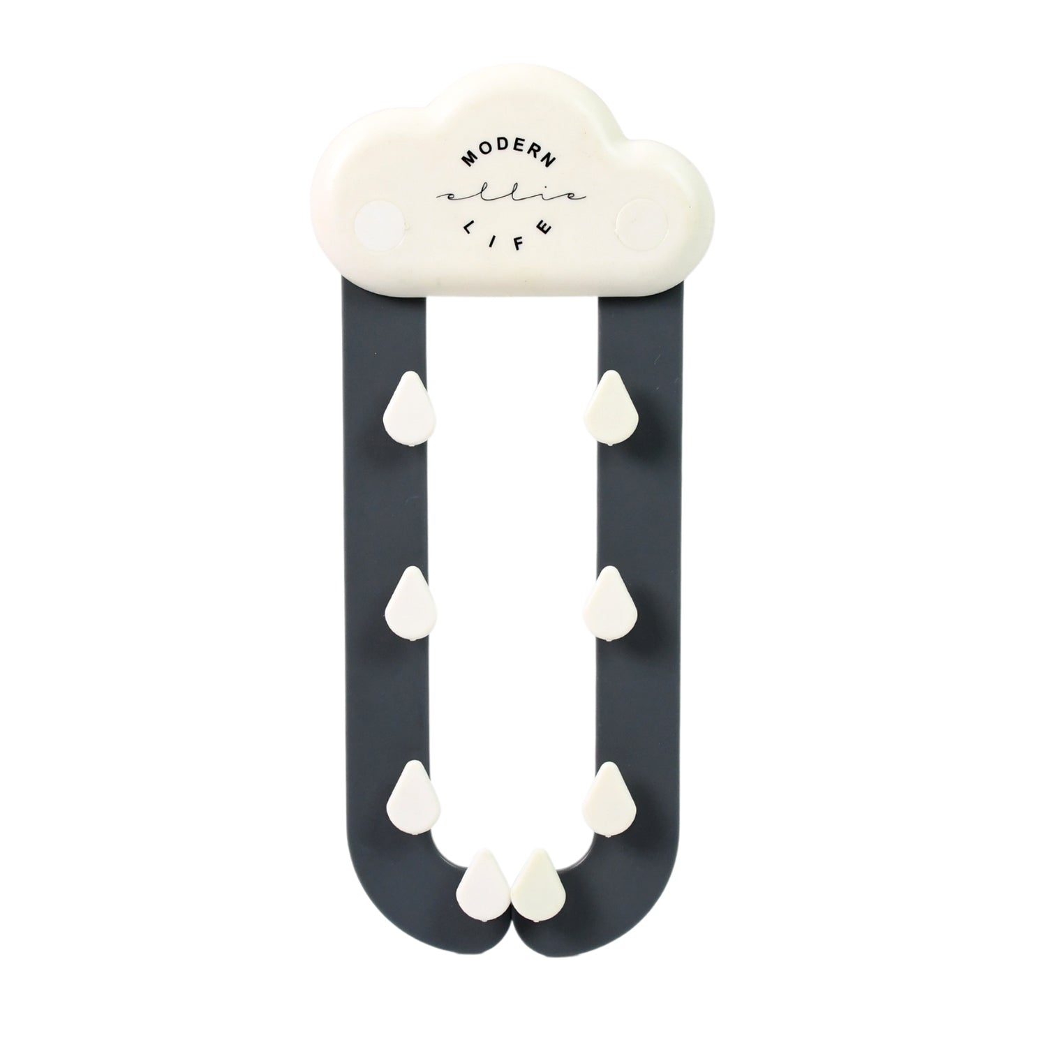 Side profile of the space-saving triangle kitchen sink filter.