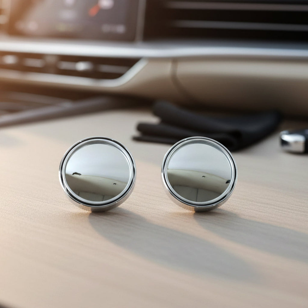 Adhesive backing of the blind spot mirror