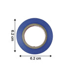 Electrical tape roll on a plain background