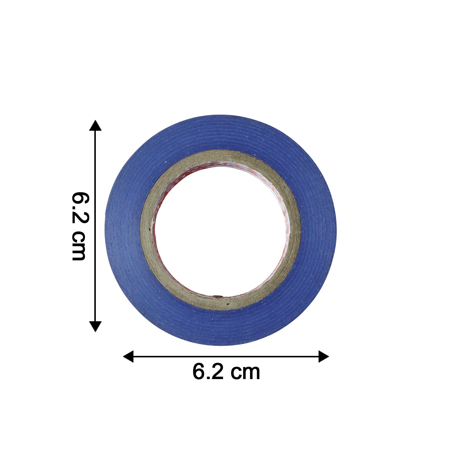 Electrical tape roll on a plain background