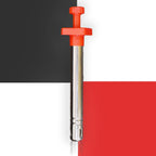 Stylish stainless steel gas lighter with an easy-to-handle design.