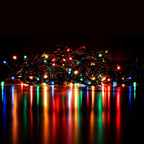 Flexible multi-color LED string lights suitable for both indoor and outdoor decoration.