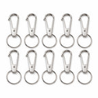 Organizing keys with heavy duty metal clips