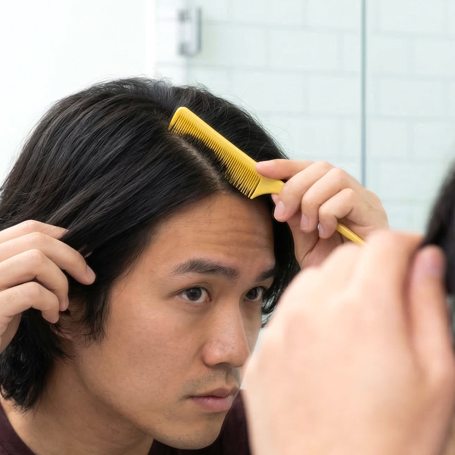 Barber tail comb collection for hair cutting and styling