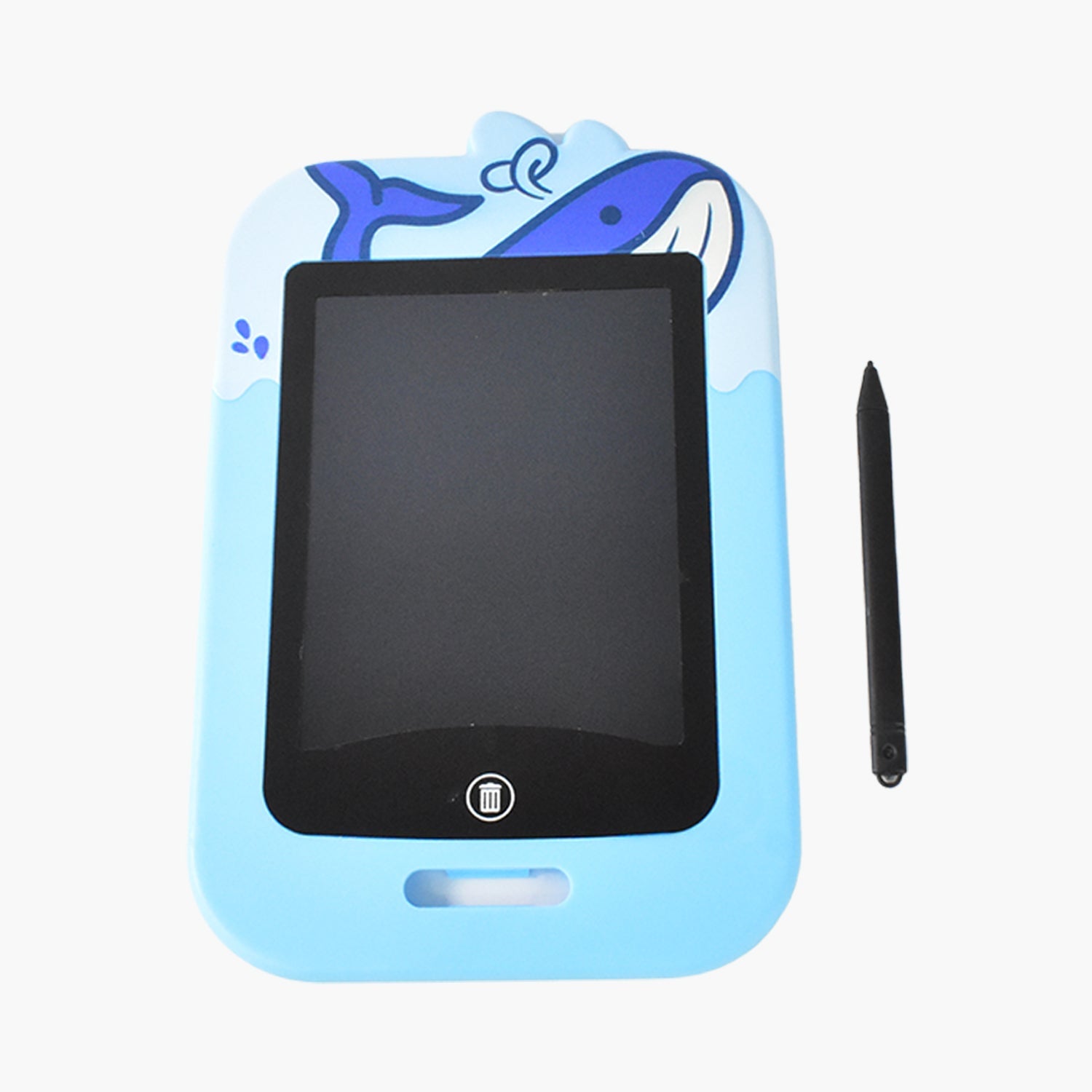 Vibrant glowing lines on Kids LCD writing tablet electronic doodle pad