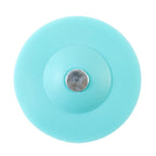 Anti clog shower drain cover made of flexible silicone material