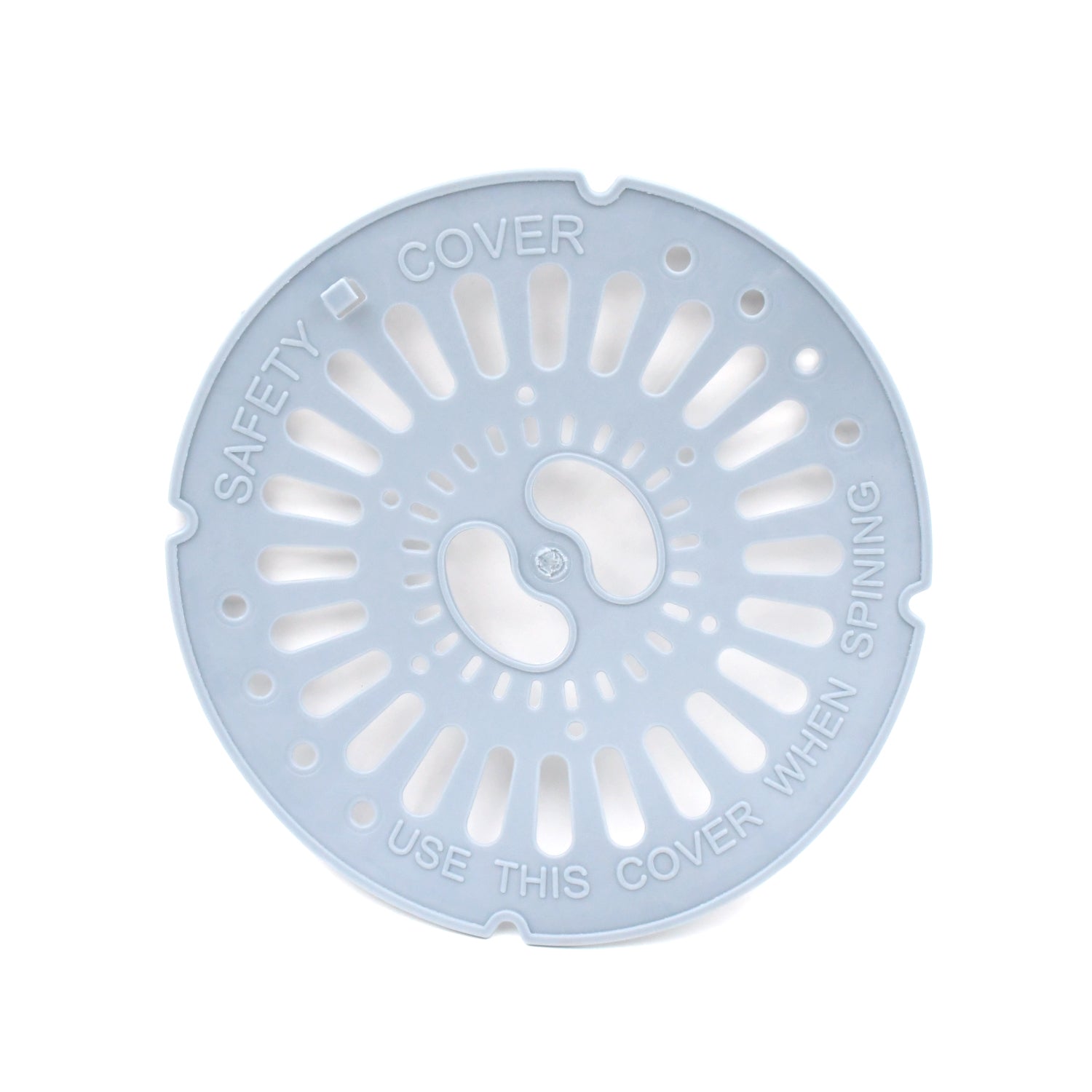 Flexible spin cover for a washing machine dryer, ready for installation.