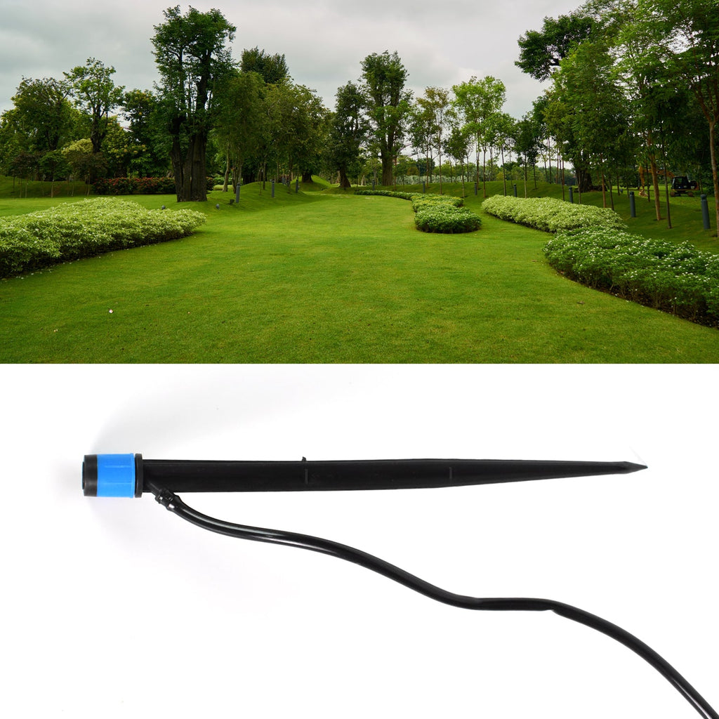 Easy installation of the Tidy Roots garden water dripper for hassle-free setup.