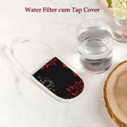 Set of multiple cotton water filter covers for home use.