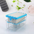 Soap roller for clothes with a translucent case, perfect for travel.