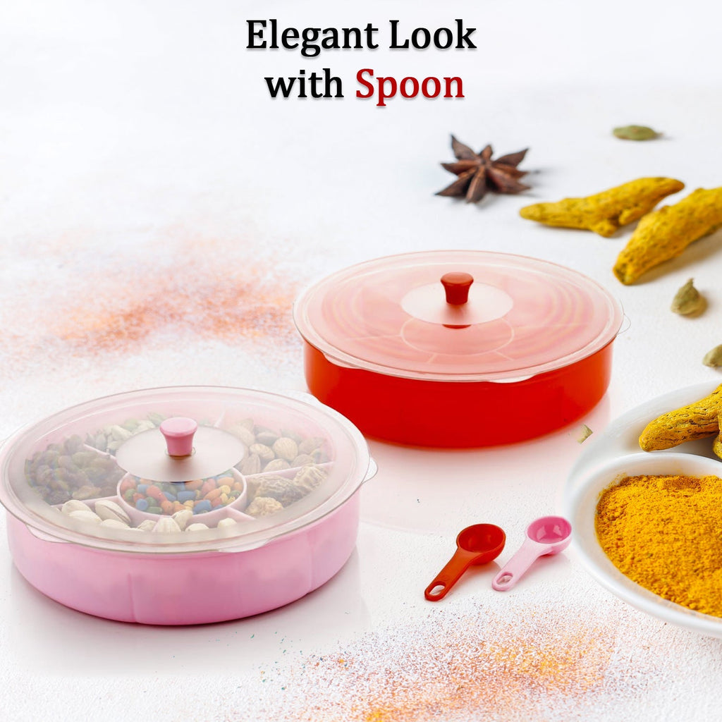 Compact Dry Fruit & Masala Box, perfect for storing various spices and nuts.