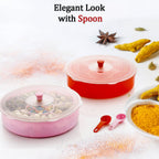 Compact Dry Fruit & Masala Box, perfect for storing various spices and nuts.