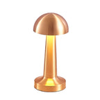 Compact LED touch lamp ideal for bedroom or office desk lighting