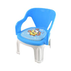 Stable baby chair with cushion providing added comfort
