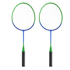 Badminton racket set for kids displayed with carry bag