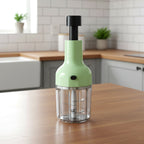 Manual food processor chopper as practical kitchen gadget