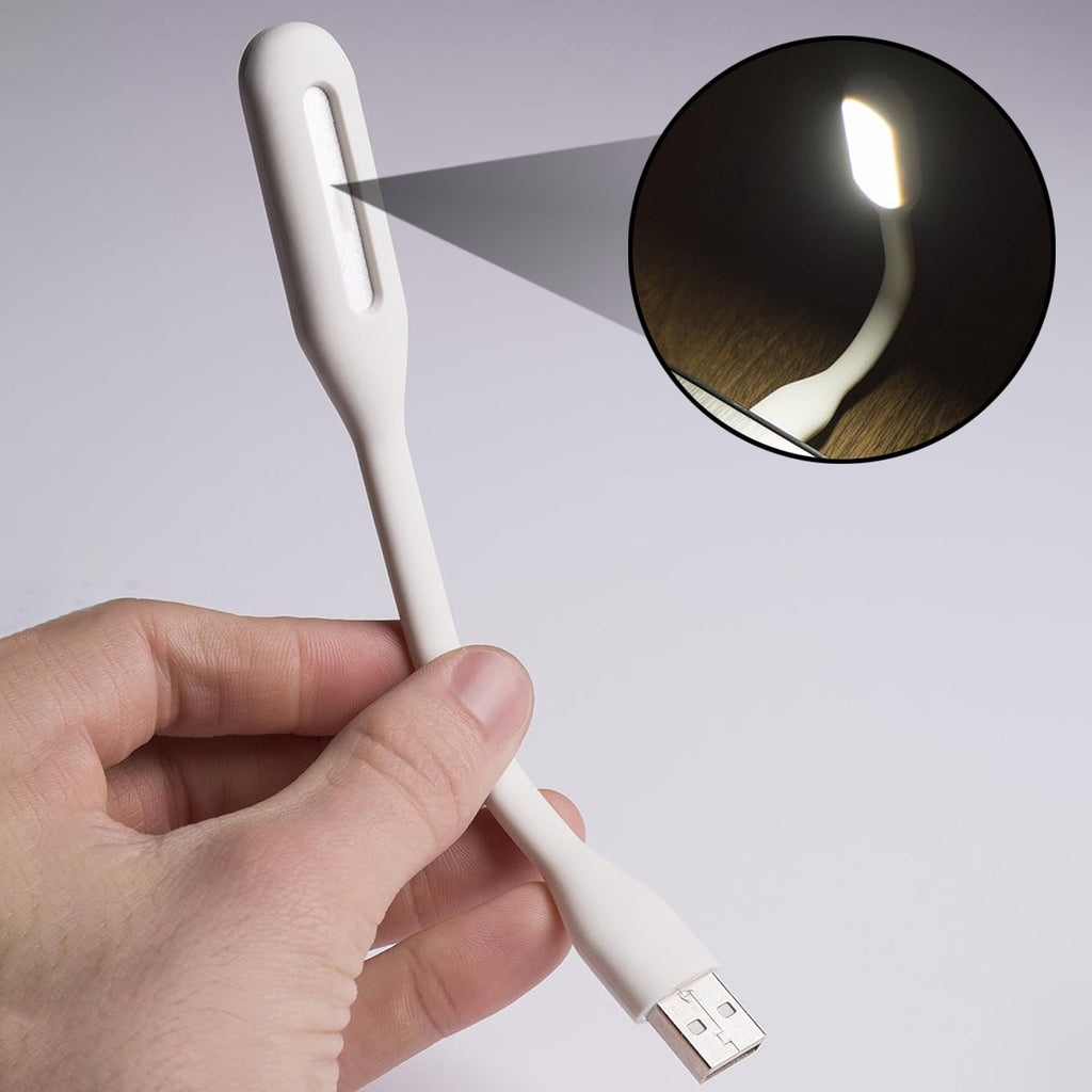 Close-up of the versatile USB light, ideal for low-light conditions.