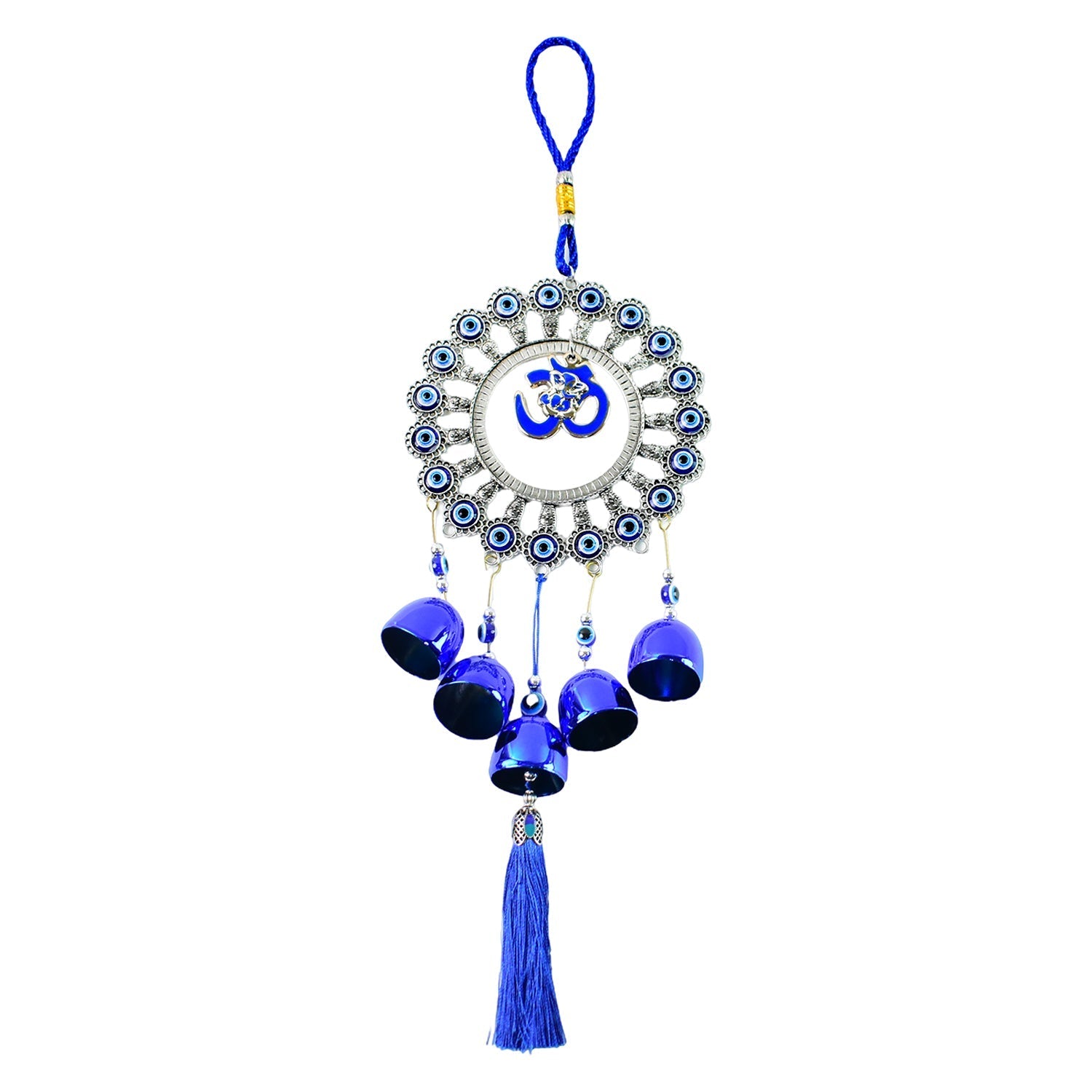 Spiritual Om Evil Eye wind chime for home and meditation space