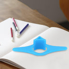 Front view of the worko thumb book support, showcasing its simple design.
