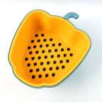 Kitchen washing bowl set with removable 2-in-1 colander for fruits and vegetables