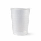 Plastic juice cup with 200 ML capacity in transparent design