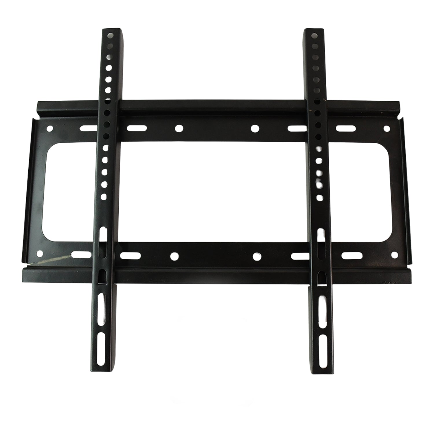 Installed adjustable TV wall mount bracket securely fixed on wall