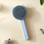 Soft needle comb ideal for pet fur grooming and tangle removal