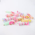 Kids' colorful plastic spiral hair braiding clips to style hair