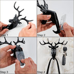 Packaging for the Styleva deer head self-adhesive wall hook.