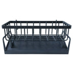 Plastic bathroom storage rack organizer ideal for toiletries and personal care