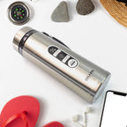Eco-friendly insulated water bottle showcasing its sleek, modern design.