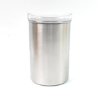 Stackable Konvex 1000ml steel containers with clear lids for efficient storage.
