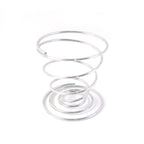 Spiral egg holder made of rust-resistant stainless steel for kitchen use