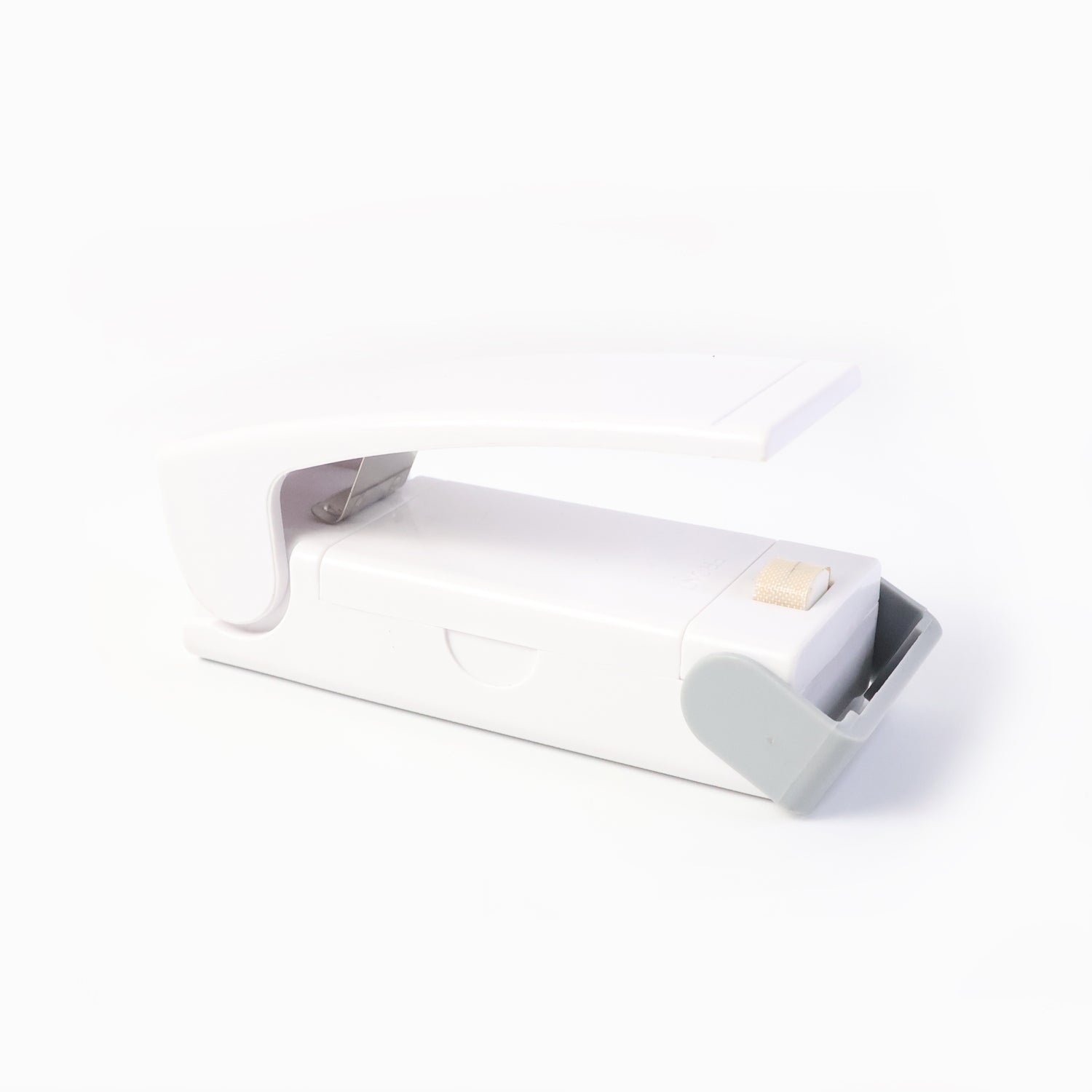 Durable mini heat sealer creating airtight seal on plastic bags