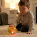 Kids indoor sensory water ball toy with floating emoji