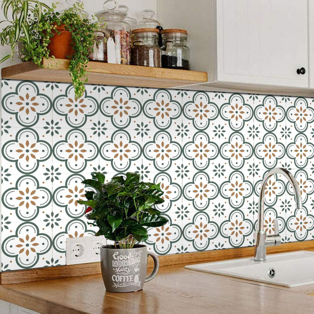 Detailed shot of a textured Peel and Stick Tile with a subtle pattern, highlighting its quality.