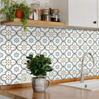 Detailed shot of a textured Peel and Stick Tile with a subtle pattern, highlighting its quality.