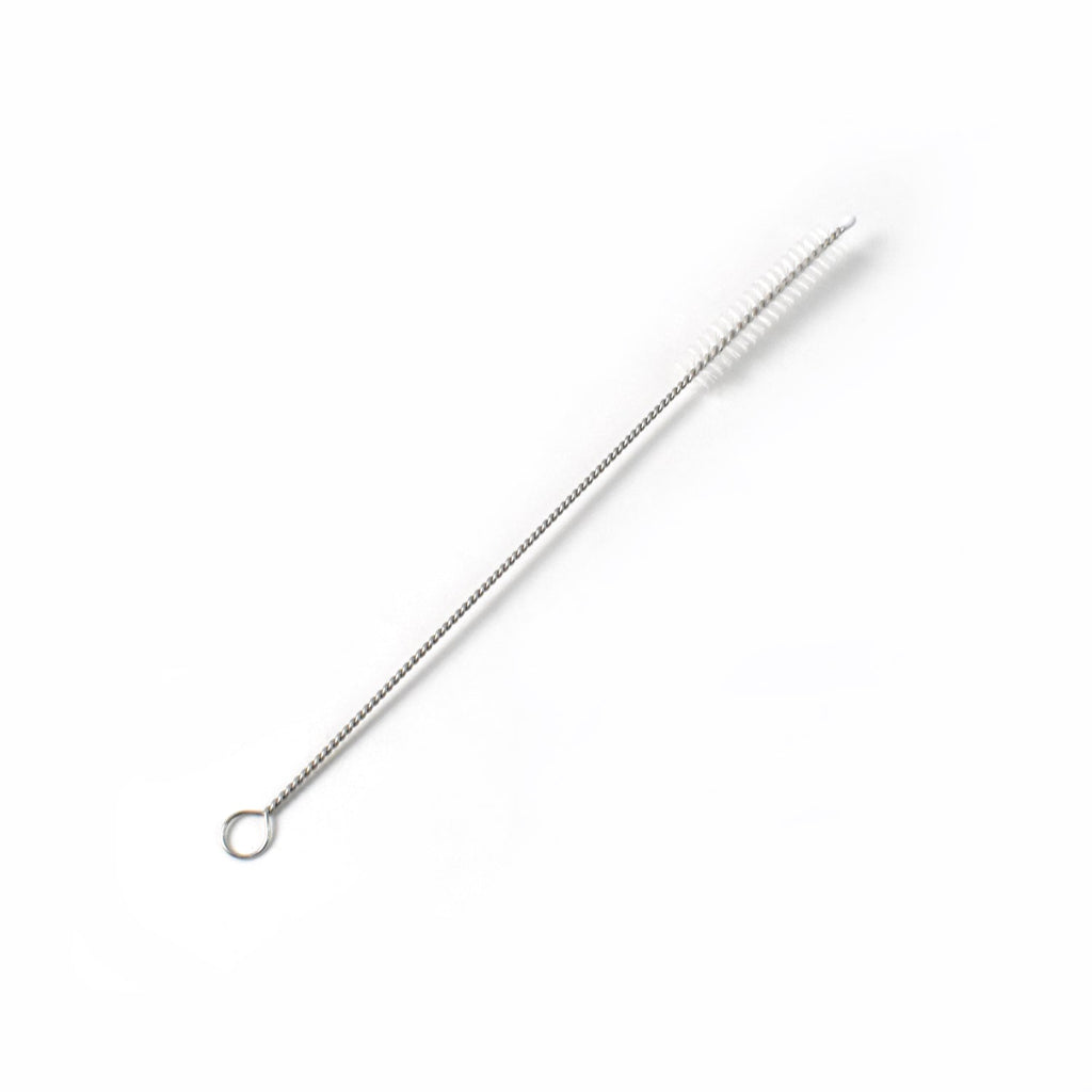 Stainless steel handle of robust and durable straw cleaning brush