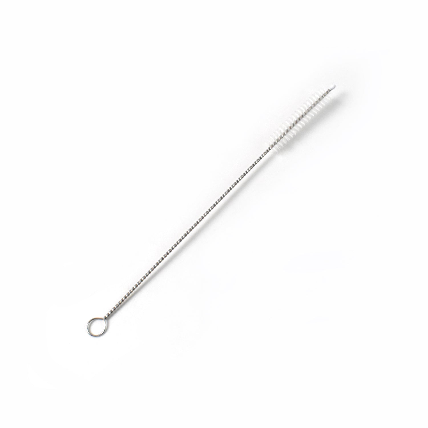Stainless steel handle of robust and durable straw cleaning brush