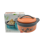 Stylish chapati box with a vibrant floral print, designed to keep flatbreads fresh.
