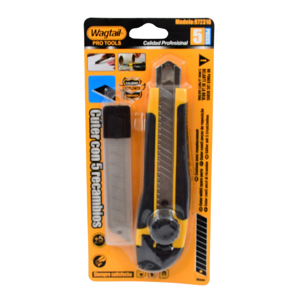 Industrial-grade heavy duty cutter knife, ideal for warehouse and commercial use.