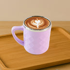 Six-piece tea cup set made with rust-proof stainless steel inner lining