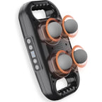 Portable Deep Tissue Massage Gun with its USB charging cable for convenient power.