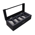 Multi-function ring and bling jewellery storage box with transparent lid
