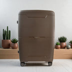 Cabin size hard-sided trolley bag with telescopic handle