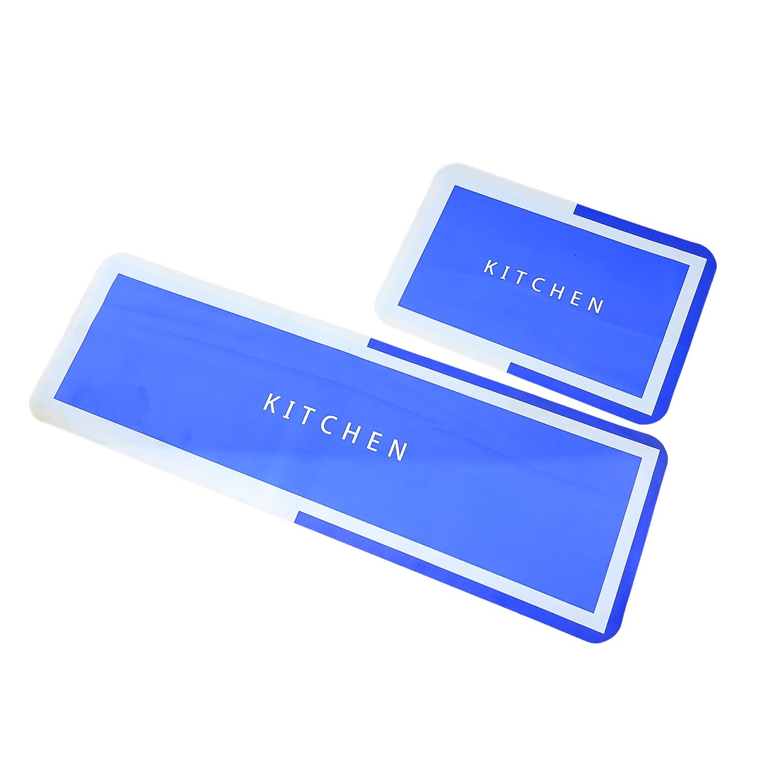 Soft foam cushioned kitchen floor mat reducing standing fatigue