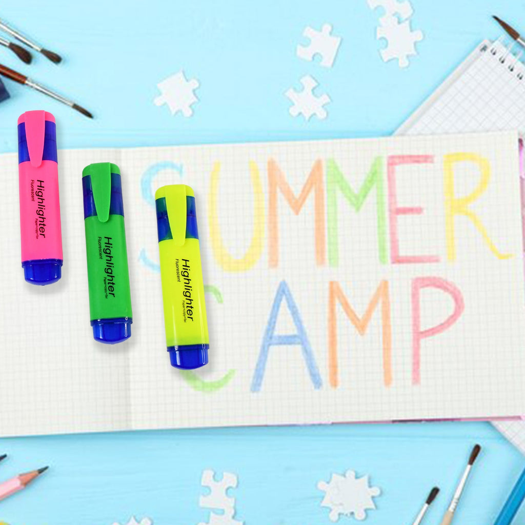 NeonGlide bright water-based highlighter pen with smooth writing tip